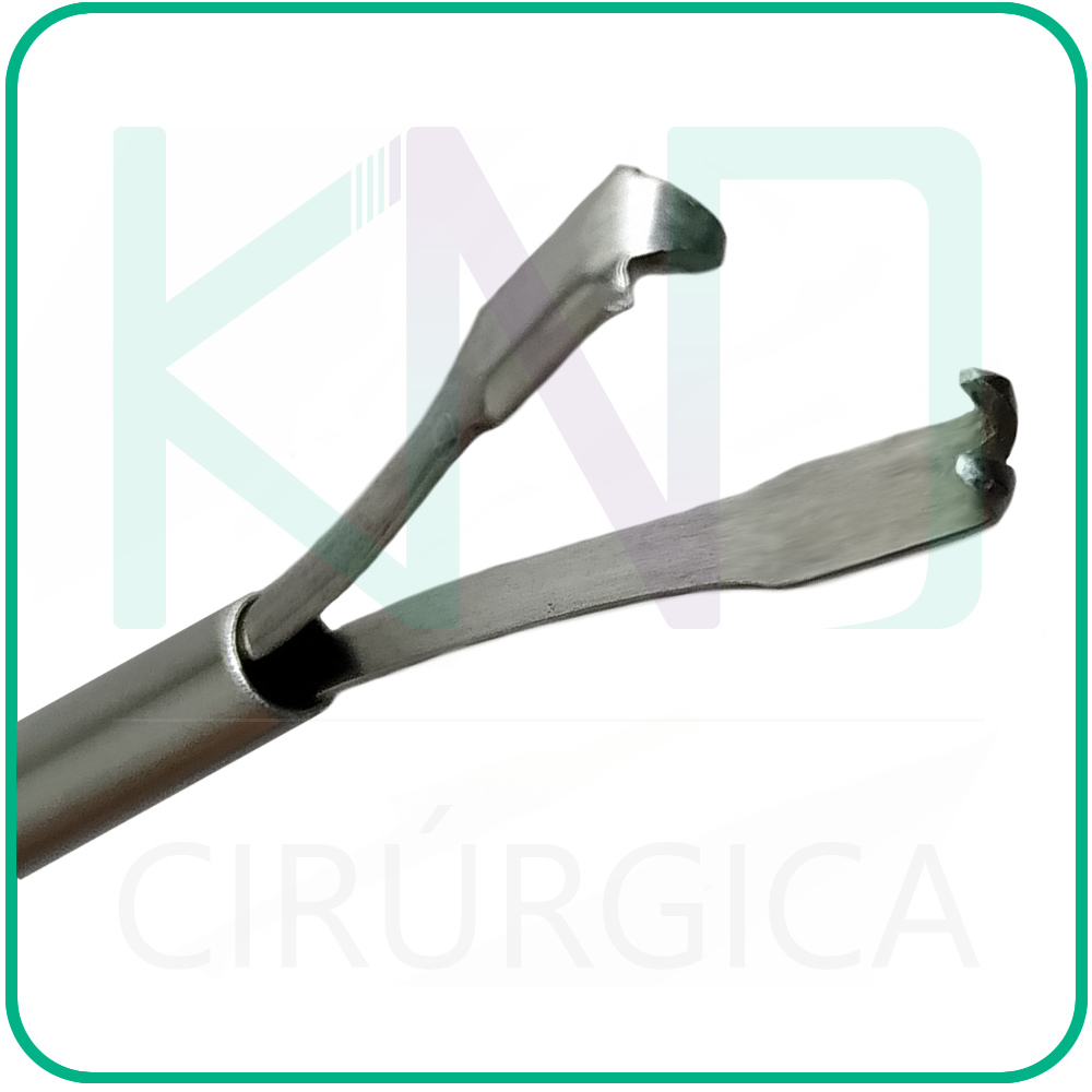 Pinça Bidente Autoclavável para Urologia - Detalhes Pinça Bidente Autoclavável para Urologia - Detalhes